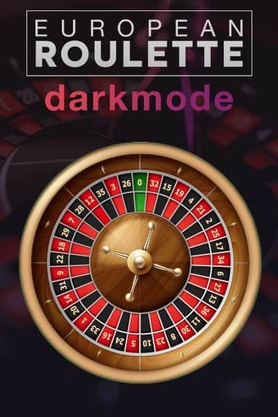 European Roulette: Dark Mode
